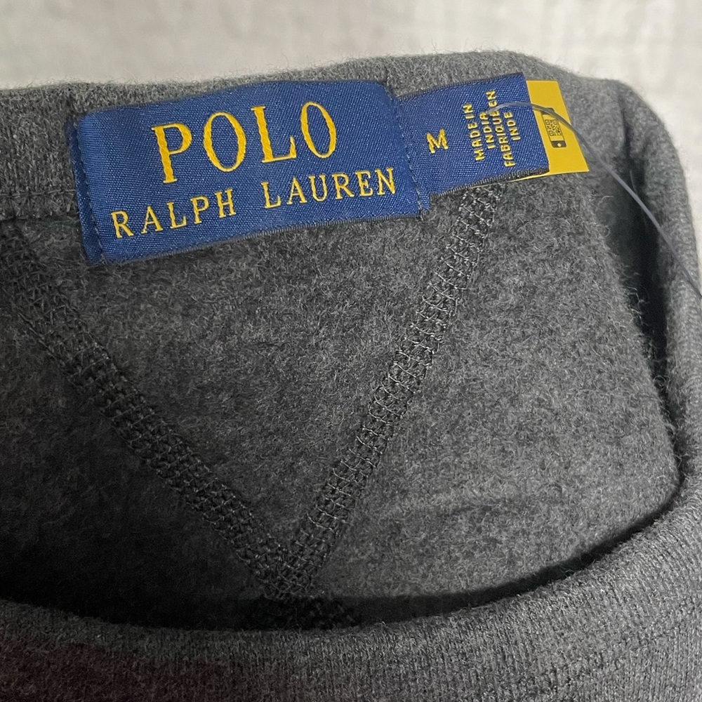 NEW Polo Ralph Lauren Crewneck Sweatshirt Medium - Picture 6 of 7